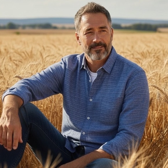 Tommy Bahama Other - Tommy Bahama Mens Blue White Striped Dobby Cotton Long Sleeve Button Down  M